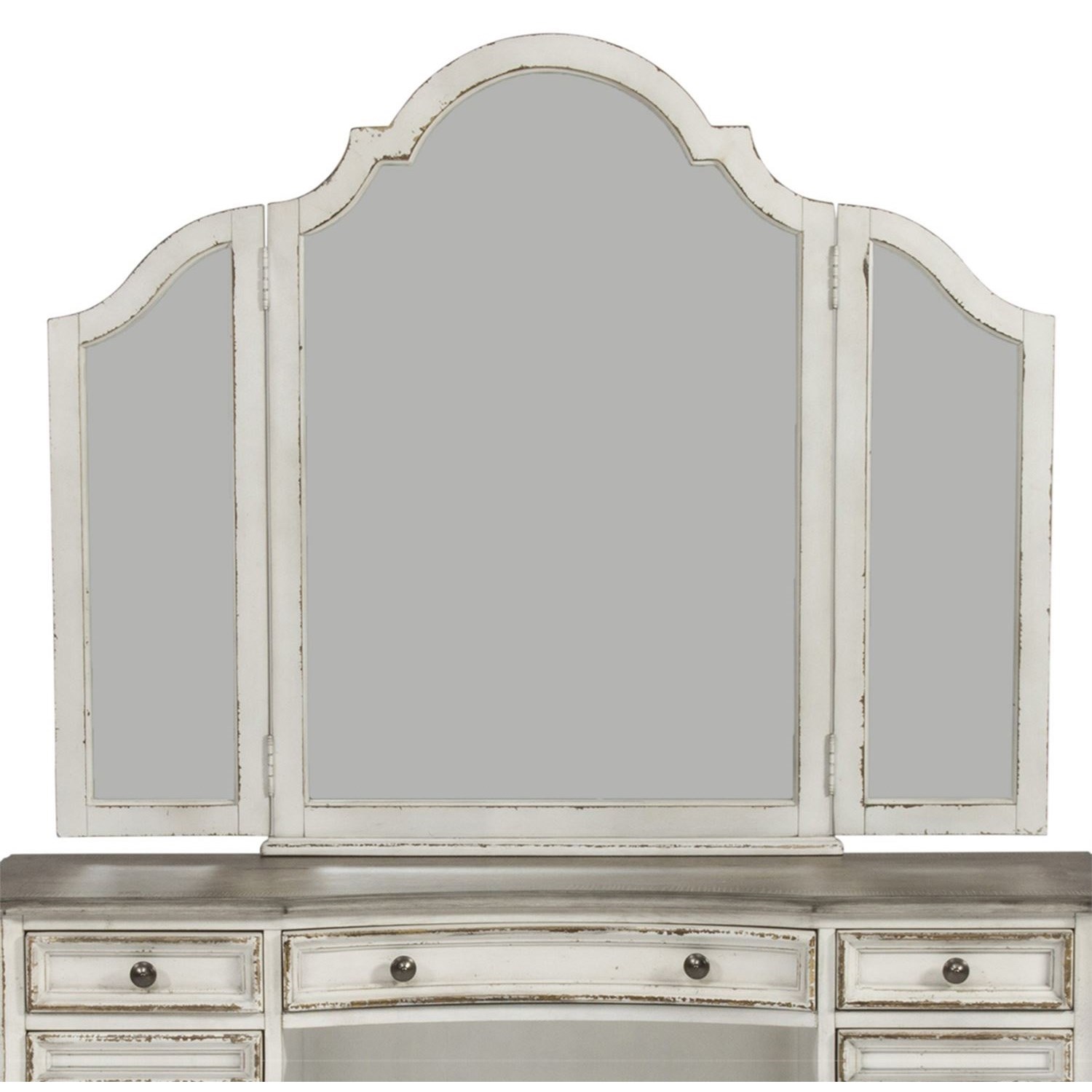 Liberty Furniture Magnolia Manor 244BR55 Vanity Mirror with Wood Frame